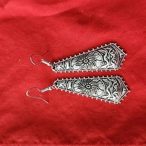 Silver Dangling Earrings, NWOT